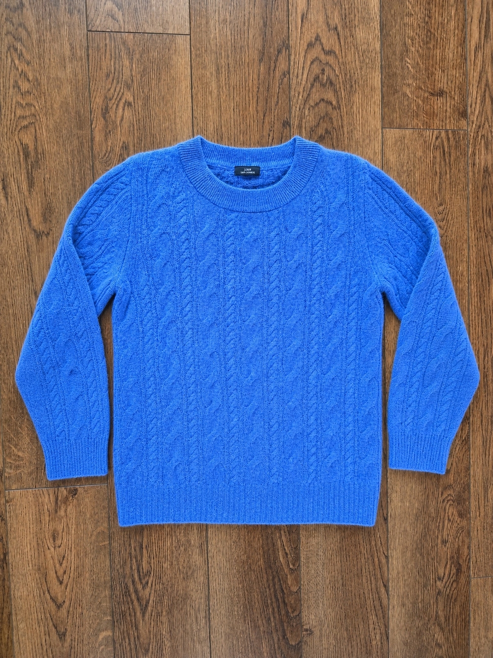 J. Crew Cable-Knit 100% Cashmere